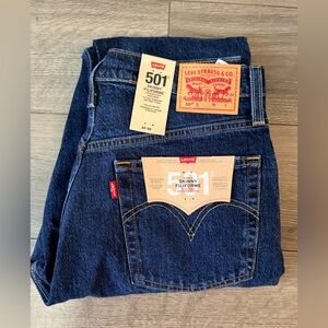 Levi's 501 Skinny Jeans - Dark Blue Denim